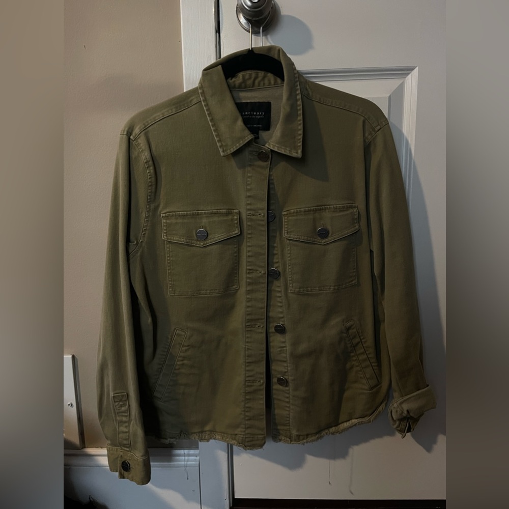 Basic Green Shacket - image 1